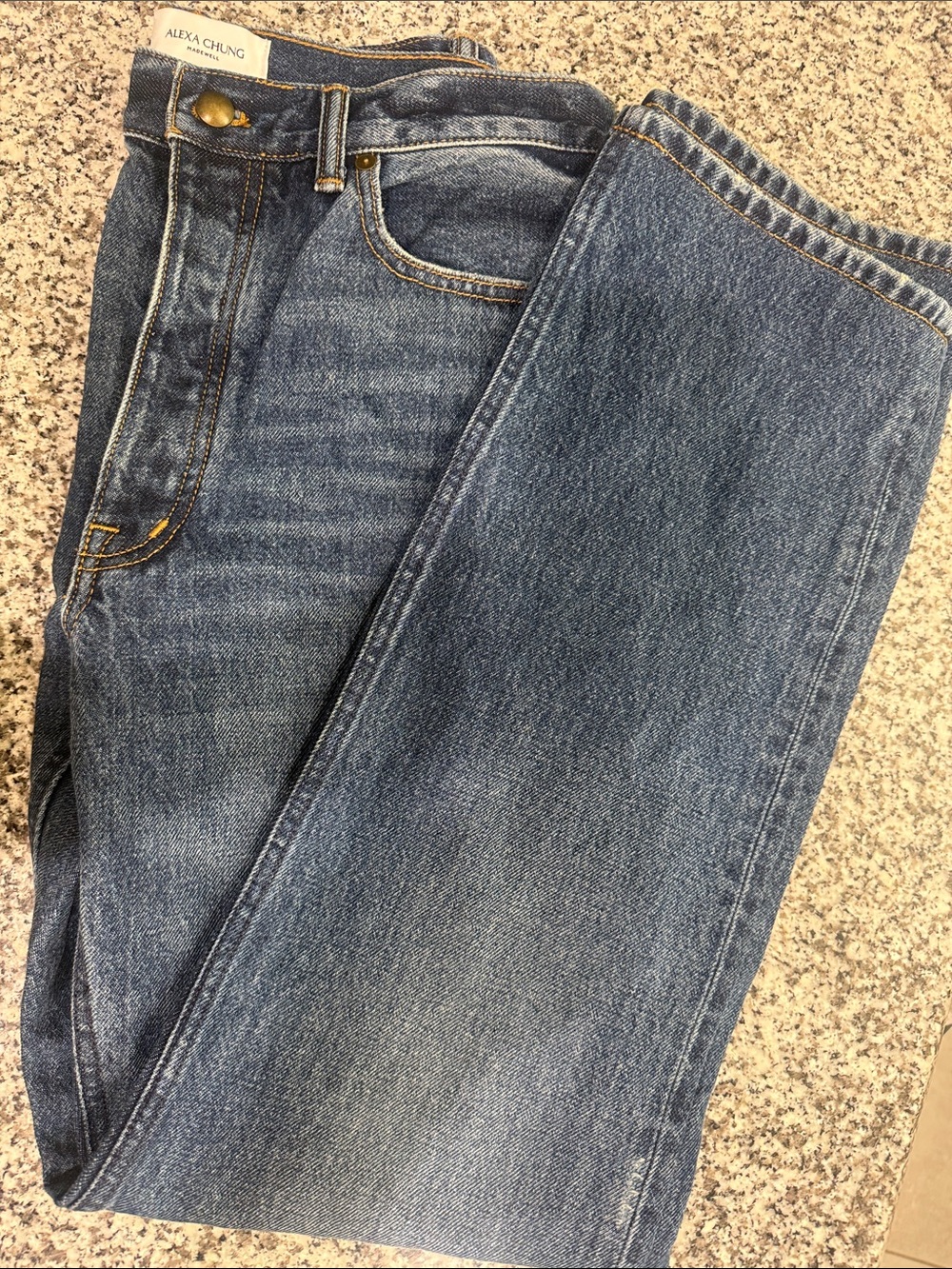 Madewell Classic Straight-Leg Jeans in Blue Denim